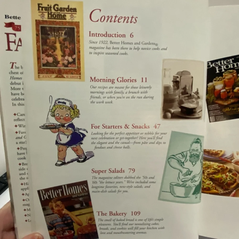 Better Homes & Gardens 75 Years of All-Time Favorites Cookbook Classic Recipes